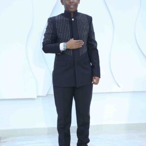 Suit with Silver Shimmers