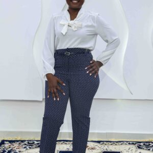 Polka Dot Plain Trousers