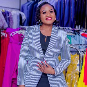 White Stripped Blazers