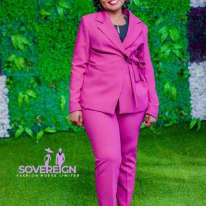 Trouser Suit with Belt